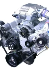 Vortech Universal Small Block Carbureted V-1 H/D Ti Satin Tuner Kit w/out Carb Enclosure Chevrolet                                     - 4GP218-040T - Image 2