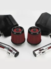 Stillen Generation 2 Long Tube Dual Intake Kit with Dry Filter Nissan 350Z 2007-2009                                     - 402842DF - Image 3