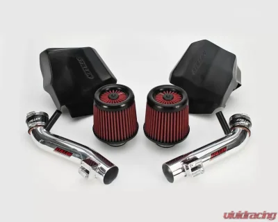 Stillen Generation 2 Long Tube Dual Intake Kit with Dry Filter Nissan 370Z 2009-2018 - 402851DF