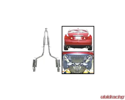 Stillen Stainless Steel Near Catback Exhaust System Infiniti M45 2006-2010 - 504445