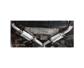 Stillen Cat Back Exhaust W/ Carbon Fiber Tips Infiniti Q60 V6Tt 2017-2021
