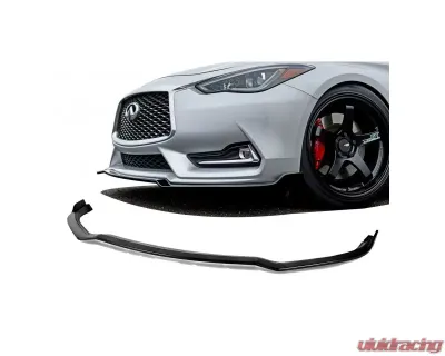 Stillen Front Splitter Matte Black Infiniti Q60 2017+ - KB11230