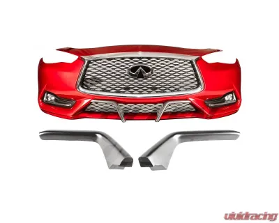 Stillen Winglets Matte Black Infiniti Q60 2017+ - KB11231