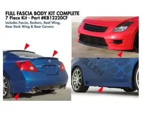 Stillen Complete 7-Piece Body Kit with Fascia Roof & Deck Wing Nissan Altima Coupe 2008-2009