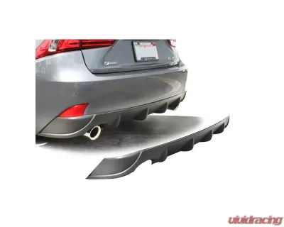 Stillen Diffuser Painted Matte Black Lexus IS250 / IS350 2014-2015 - KB31002MB