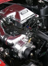Paxton Driver Side Mount NOVI 1500 Satin Supercharging System Ford Mustang Carbureted 289|302 64-68                                     - 1001847 - Image 2