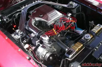 Paxton Driver Side Mount NOVI 1500 Satin Supercharging System Ford Mustang Carbureted 351 1969 - 1001849
