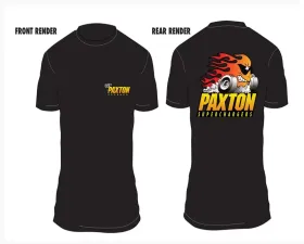 Paxton Flame Head Dude Design T-Shirt Black Large