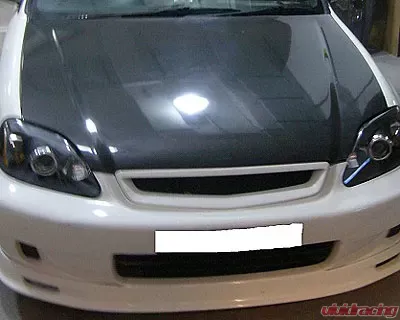 Advan Carbon OEM Style Carbon Fiber Hood Honda Civic 1999-2000 - BKHC99-AC218HC