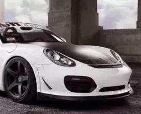 Advan Carbon OEM Style Carbon Fiber Hood Porsche Boxster 987 2005-2011