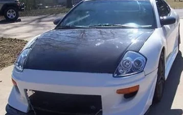VIS Racing Carbon Fiber OEM Hood Mitsubishi Eclipse 3G 2000