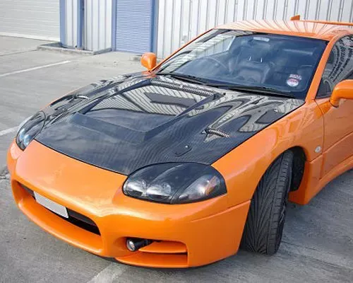 Advan Carbon Velpar Carbon Fiber Hood Mitsubishi 3000GT 1991-1993 - BKM391-AC555KAR