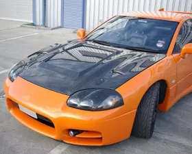 Advan Carbon Velpar Carbon Fiber Hood Mitsubishi 3000GT 1991-1993