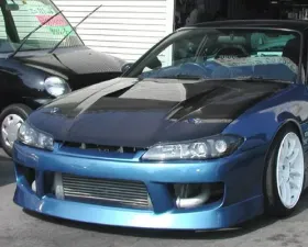 Advan Carbon Intruder II Design Carbon Fiber Hood Nissan Silvia S15 1999-2005