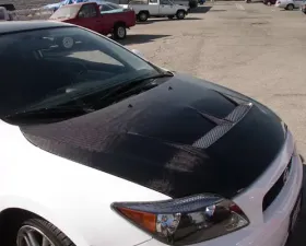 Advan Carbon Intruder II Design Carbon Fiber Hood Scion tC 2005-2010