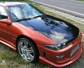 Advan Carbon OEM Style Carbon Fiber Hood Mitsubishi Eclipse / Eagle Talon 1992-1994