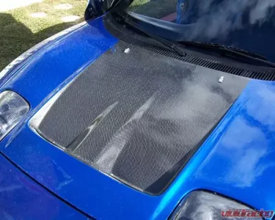 Advan Carbon Border Design Carbon Fiber Hood Toyota MR2 1991-1996 - BKTM91-AC804HCBR