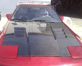 Advan Carbon TSA Design Carbon Fiber Hood Toyota Supra 1986-1992