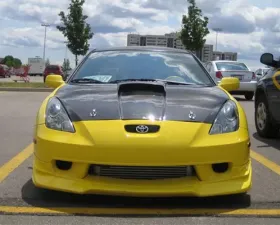 Advan Carbon OEM Style Carbon Fiber Hood w/2-Inch Scoop Toyota Celica 2000-2005