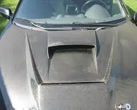 Advan Carbon Intruder Design Carbon Fiber Hood w/2-Inch Scoop Toyota Celica 2000-2005