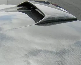 Advan Carbon Xtreme Design 2-Inch Carbon Fiber Hood Scoop Toyota Celica 2000-2005