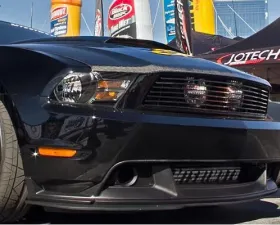 Advan Carbon OEM Style Carbon Fiber Hood w/Scoop Ford Mustang 2010-2012