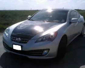 Advan Carbon OEM Style Carbon Fiber Hood Hyundai Genesis Coupe 2010-2012