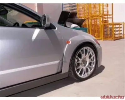 Advan Carbon Urethane Widebody Kit w/ Stainless Steel Catback Exhaust System Acura RSX 2002-2004 - BKAX02-AC207FKW
