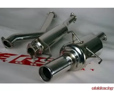 Advan Carbon Urethane Widebody Kit w/ Stainless Steel Catback Exhaust System Acura RSX 2002-2004 - BKAX02-AC207FKW