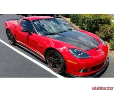 Advan Carbon ZR-1 Design Carbon Fiber Front Lip w/ Under Diffuser Corvette 2005-2013 - BKCC05-AC4009FLSC