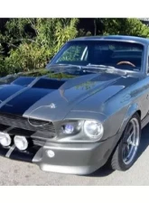 Advan Carbon Eleanor Design Carbon Fiber Hood Ford Mustang 1967-1968                                     - BKFM67-AC938HCEL - Image 3
