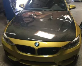 Advan Carbon OEM M4 Style Dry Carbon Fiber Hood BMW F32 | F33 | F36 Series 4 Series 2014-2020