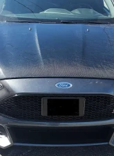 Advan Carbon OEM Style Carbon Fiber Hood Ford Focus 2015-2017                                     - BKFF15-AC965HC - Image 5