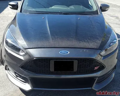 Advan Carbon OEM Style Carbon Fiber Hood Ford Focus 2015-2017 - BKFF15-AC965HC