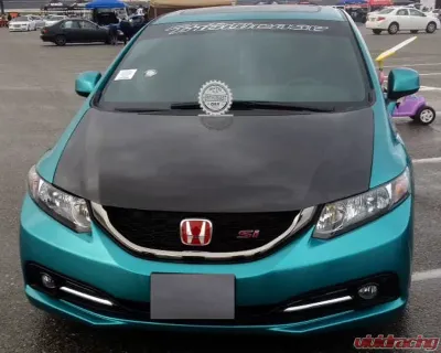Advan Carbon OEM Design Carbon Fiber Hood Honda Civic 4DR Sedan 2013-2015 - BKHC13-AC247HC