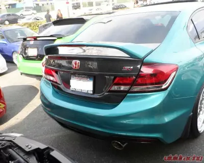 Advan Carbon OEM Style Carbon Fiber Trunk Honda Civic 4DR Sedan 2013-2015 - BKHC13-AC247TRC