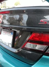 Advan Carbon OEM Style Carbon Fiber Trunk Honda Civic 4DR Sedan 2013-2015                                     - BKHC13-AC247TRC - Image 4
