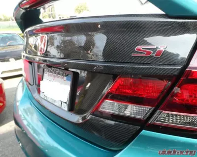 Advan Carbon OEM Style Carbon Fiber Trunk Honda Civic 4DR Sedan 2013-2015 - BKHC13-AC247TRC