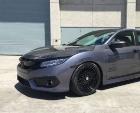 Advan Carbon OEM Design Carbon Fiber Hood Honda Civic Sedan 2016-2020