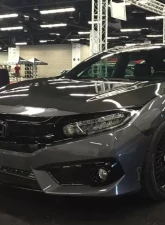 Advan Carbon OEM Design Carbon Fiber Hood Honda Civic Sedan 2016-2020                                     - BKHC16-AC249HC - Image 2