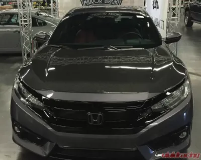 Advan Carbon OEM Design Carbon Fiber Hood Honda Civic Sedan 2016-2020 - BKHC16-AC249HC