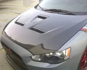 Advan Carbon STi CWT Design Carbon Fiber Hood Subaru WRX | STi JDM 2008-2014