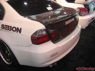 Seibon CSL-Style Carbon Fiber Trunk Lid BMW E90 3-Series | M3 2006-2008 - TL0507BMWE90-C