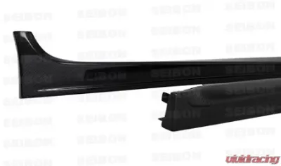 Seibon OEM-Style Carbon Fiber Side Skirts Mitsubishi Lancer Evolution 2008-2015 - SS0809MITEVOX-OE
