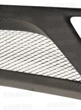 Seibon OEM-Style Carbon Fiber Rear Under Spoiler Nissan GT-R R35 2011-2016                                     - RL0910NSGTR-OE - Image 3