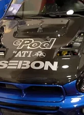Seibon CW-Style Carbon Fiber Hood Subaru Impreza 2002-2003                                     - HD0203SBIMP-CW - Image 4