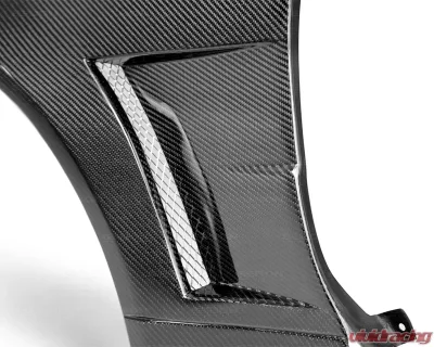 Seibon NSW Style Carbon Fiber 10mm Wider Fenders (Pair) Nissan Skyline GTR R34 1999-2001 - FF9901NSR34-NSW