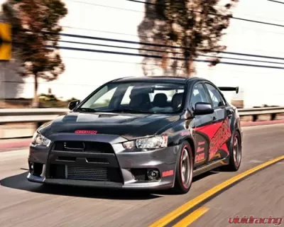 Seibon Carbon Fiber Front Grille w/out Emblem Mitsubishi Lancer Evolution 2008-2015 - FG0809MITEVOX-S