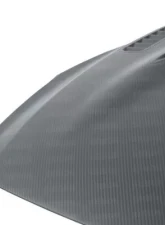 Seibon ES-Style Dry Carbon Fiber Hood Nissan GT-R 2009-2016                                     - HD0910NSGTR-ES-DRY - Image 4