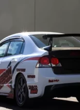 Seibon MG-Style Carbon Fiber Rear Spoiler Honda Civic Sedan 2006-2011                                     - RS0607HDCV4D-MG - Image 5